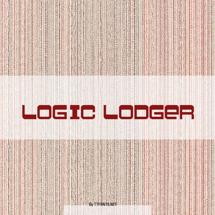 Logic lodger example